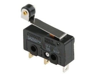 SPDT OMRON Snap Action Switch , SS 5GL2 Switch 5A 250VAC 0.49N Screw Mount Solder